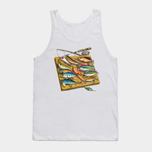 Colorful Fishing Lures Tank Top